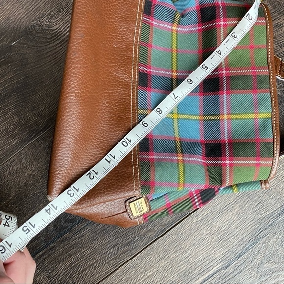 Vintage Y2K Tommy Hilfiger plaid leather purse handbag - Picture 3 of 9